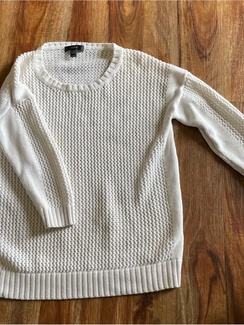 J. Crew Lightweight White Sweater, Size XXS